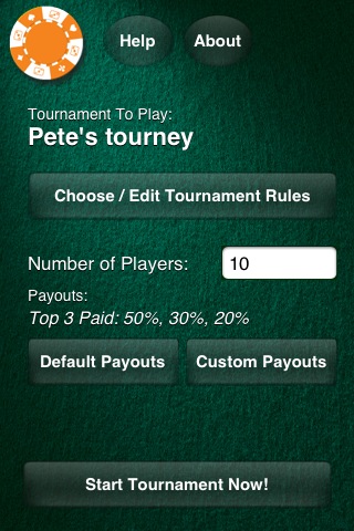 Five-Deuce Poker Tournament Timer