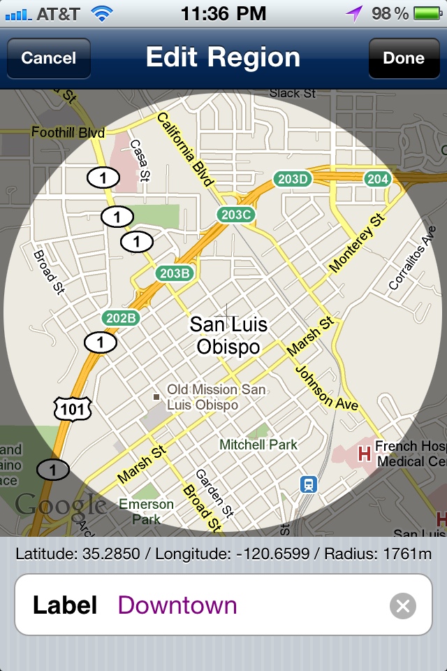 Location Pie free app screenshot 4