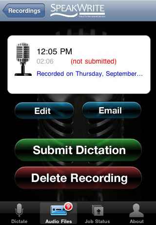 SpeakWrite free app screenshot 4