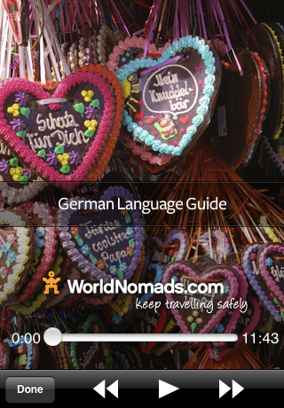 World Nomads German Language Guide free app screenshot 1