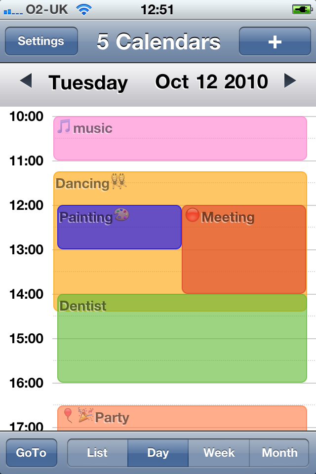 CalendarSkin Lite free app screenshot 3