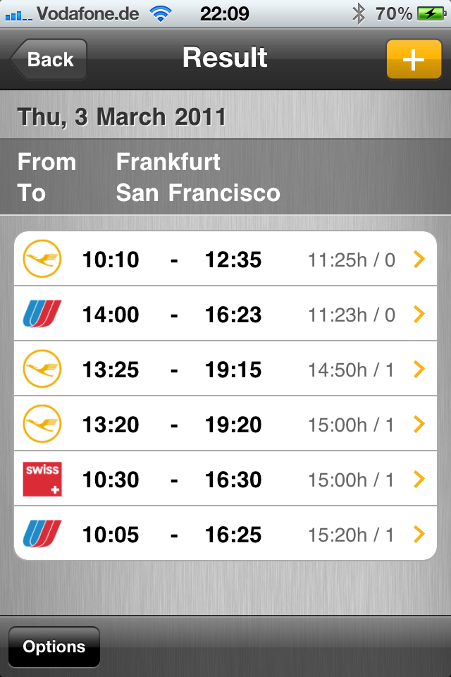 Lufthansa free app screenshot 2