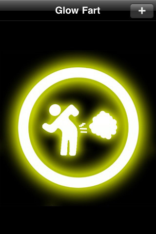 Glow Fart Button free app screenshot 1