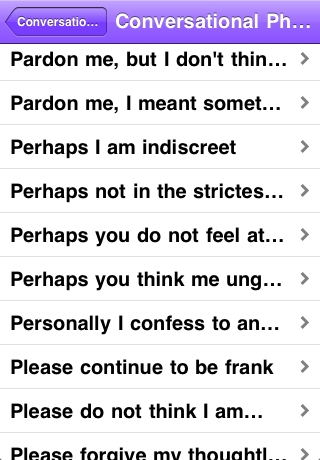Useful English Phrases free app screenshot 4