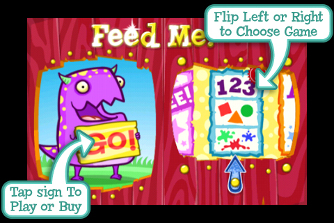 Feed Me! (Korean) - PencilBot Preschool free app screenshot 1