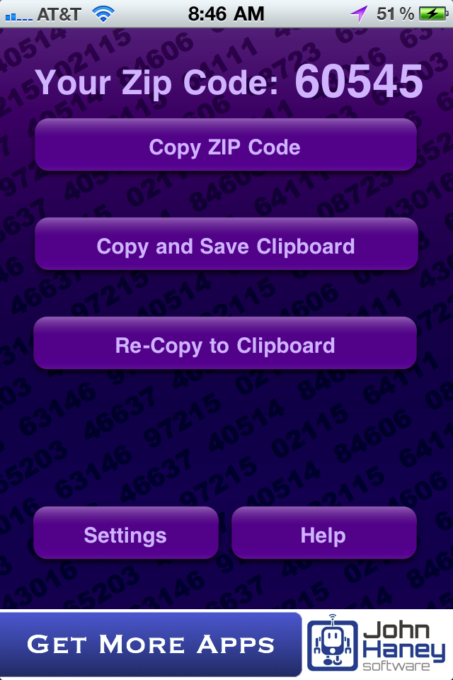What's My Zip?