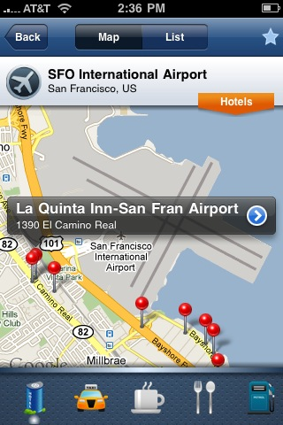 Airport Info Lite free app screenshot 2