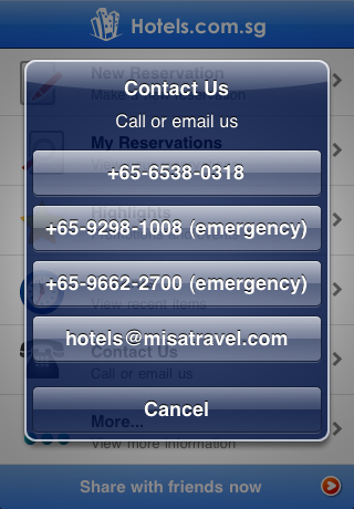 Hotels.com.sg App for Free - iphone/ipad/ipod touch