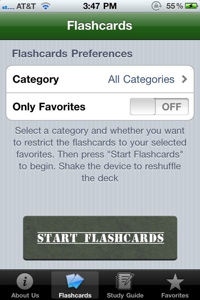 Army Study Guide Flashcards free app screenshot 1