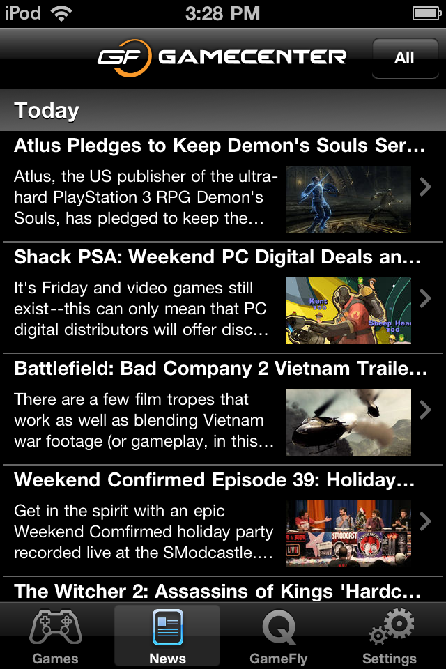 GameCenter Games - News & Video free app screenshot 4
