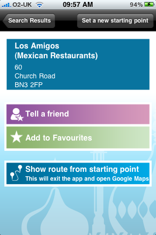 AroundMe Brighton & Hove free app screenshot 1
