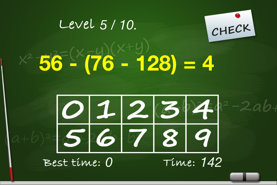 InnerCalc Math Algebra Game HD Lite free app screenshot 2