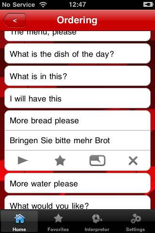 iLingua German English Phrasebook free app screenshot 3