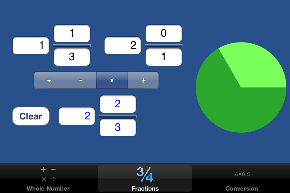 FractionCalc free app screenshot 2