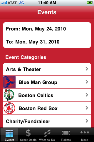 BostonUSA - Official Visitors Guide to Boston, MA free app screenshot 2