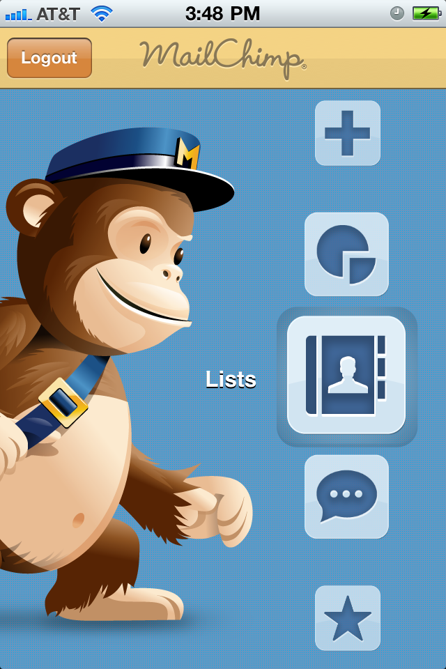 MailChimp free app screenshot 1