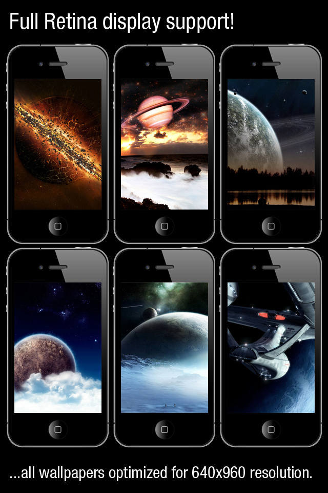 Space Wallpapers HD - Cool Free Retina Wallpapers free app screenshot 2