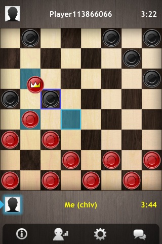 Checkers Online by PlayMesh free app screenshot 4