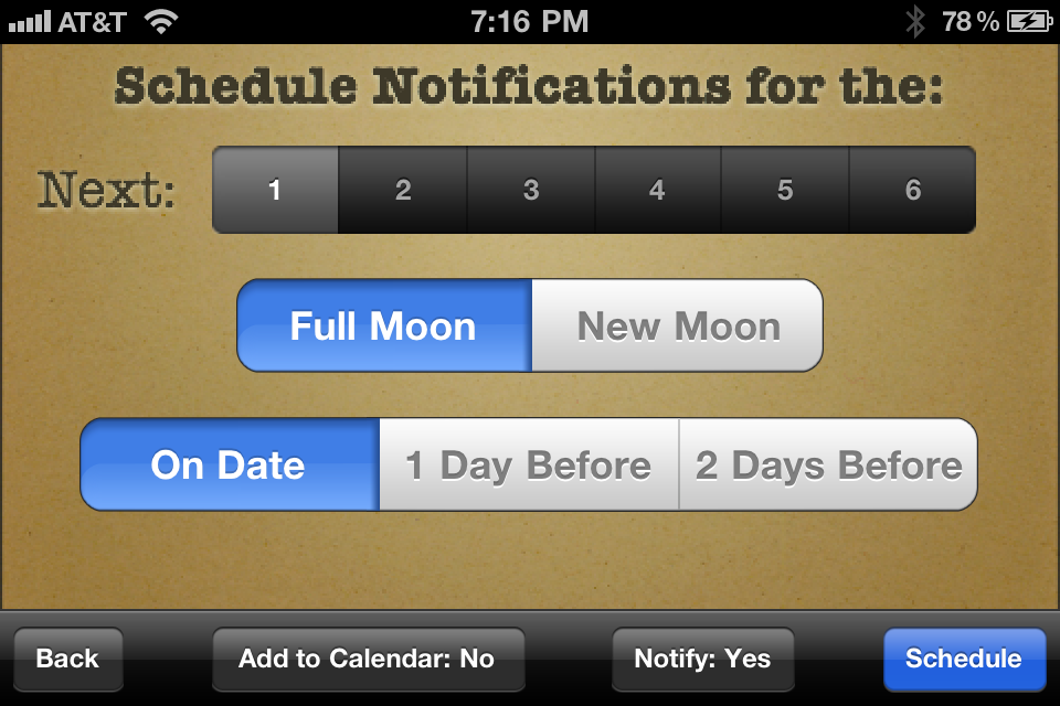 Moon. free app screenshot 4