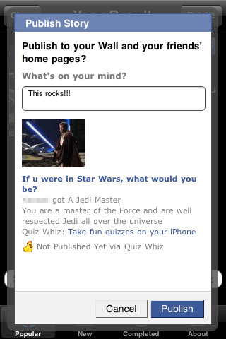 Quiz Whiz for Facebook (Free) free app screenshot 2