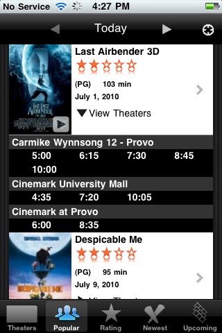 Movies by OneTap - Listings, Trailers & Tickets free app screenshot 4