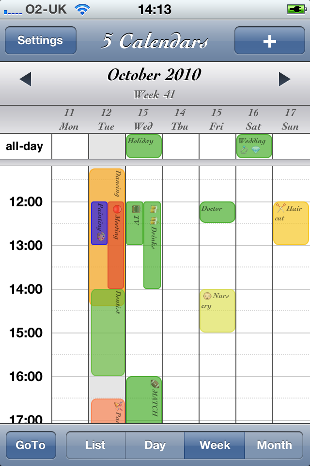 CalendarSkin Lite free app screenshot 4