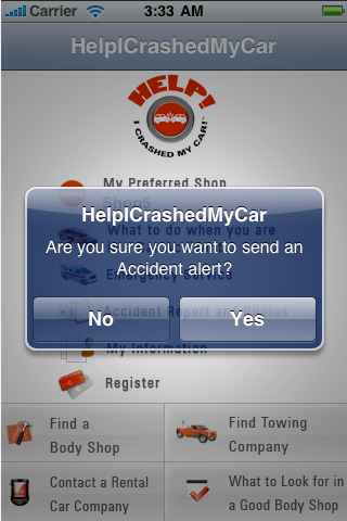 Help I Crashed My Car free app screenshot 3