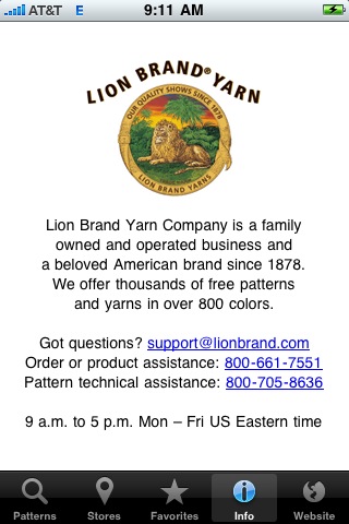 Lion Brand Yarn free app screenshot 3