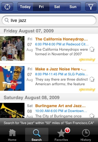 Events Finder free app screenshot 3