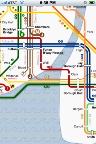 NYC Subway Map free app screenshot 2