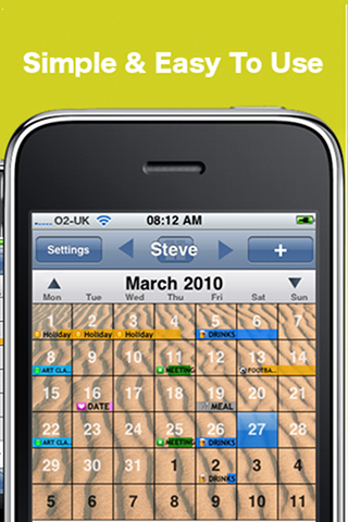 PocketLife Calendar free app screenshot 2
