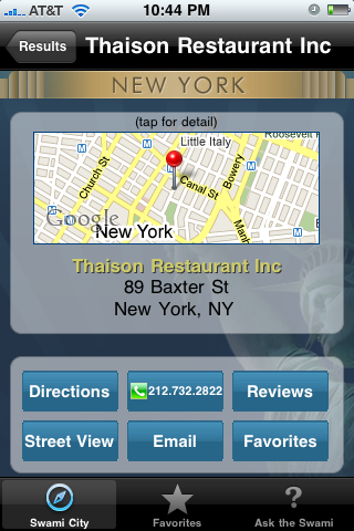SwamiCity New York free app screenshot 4