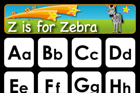 Z is for Zebra - Learn Letter Sounds - Learn To Read free app screenshot 1