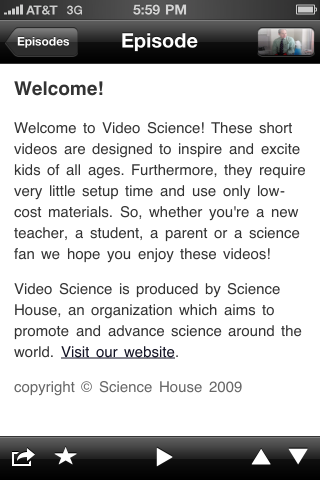 VideoScience free app screenshot 1