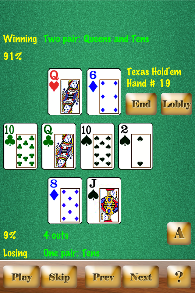 Headsup Poker Free (Hold'em, Blackjack, Omaha) free app screenshot 4