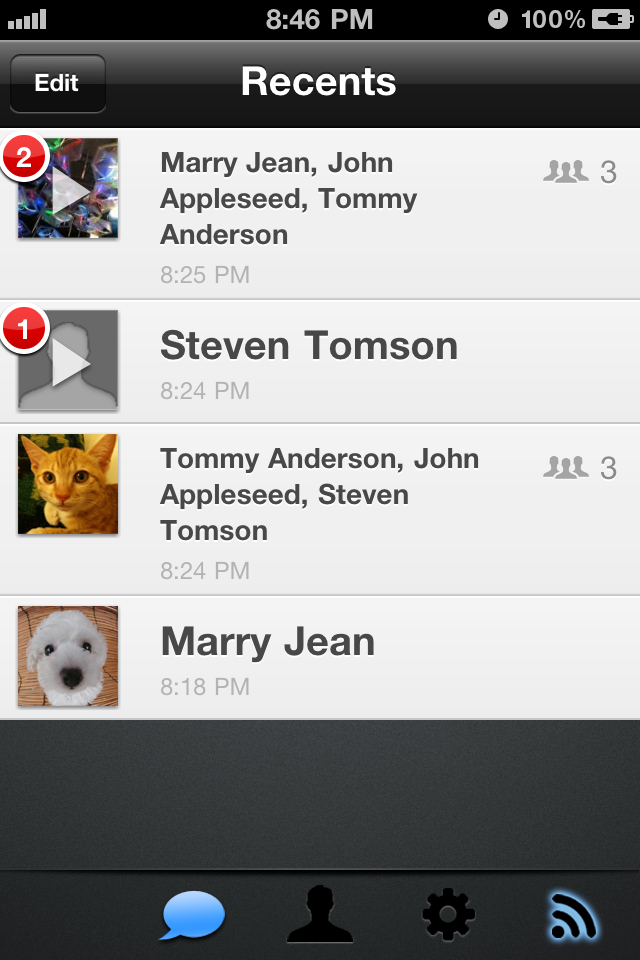 TalkBox Voice Messenger free app screenshot 1