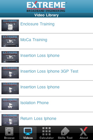 Extreme Broadband Engineering Mobile Trainer free app screenshot 2