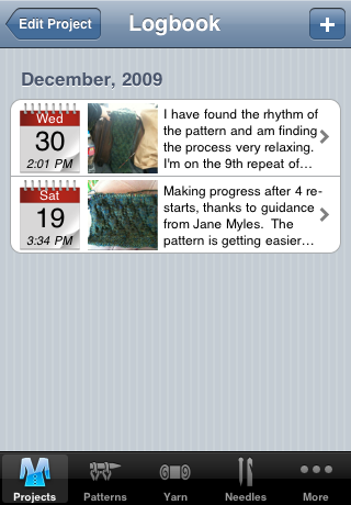 KnitMinder Lite free app screenshot 2