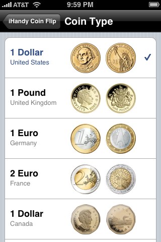 Coin Flip Free free app screenshot 3
