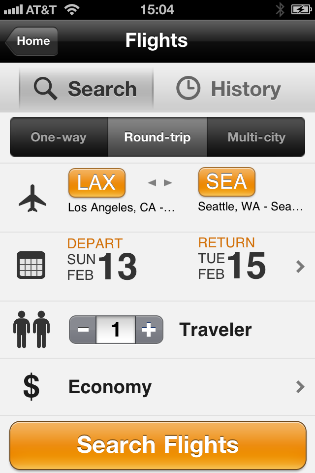 KAYAK Flight, Hotel Search free app screenshot 1