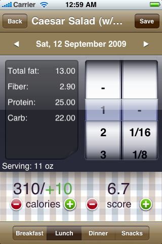 Nutrition Genius FREE - Calorie, Exercise & Weight Tracker free app screenshot 2