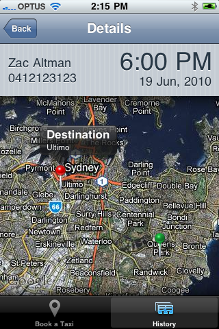 Taxi Pro (Taxi Booking in Sydney) free app screenshot 3