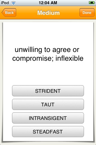 GRE Word Lite free app screenshot 2