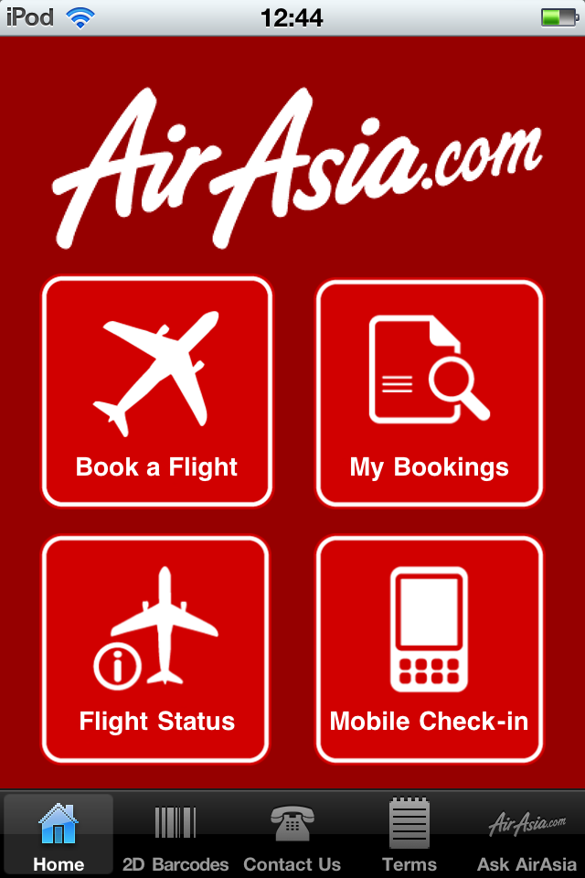 AirAsia free app screenshot 1