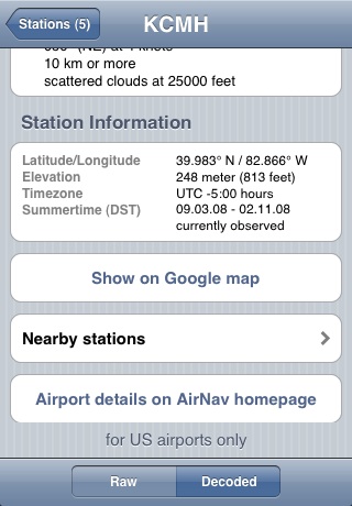 AeroWeather Lite free app screenshot 3