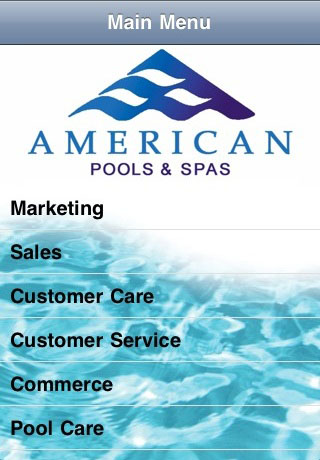 American Pools & Spas free app screenshot 1