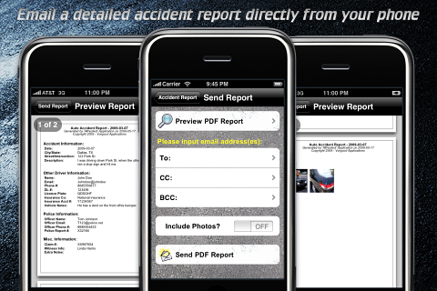 iWrecked - Auto Accident Assistant free app screenshot 3
