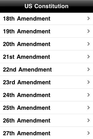 US Constitution free app screenshot 1