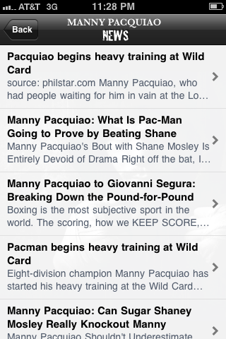 Manny Pacquiao - World Boxing Champion free app screenshot 4