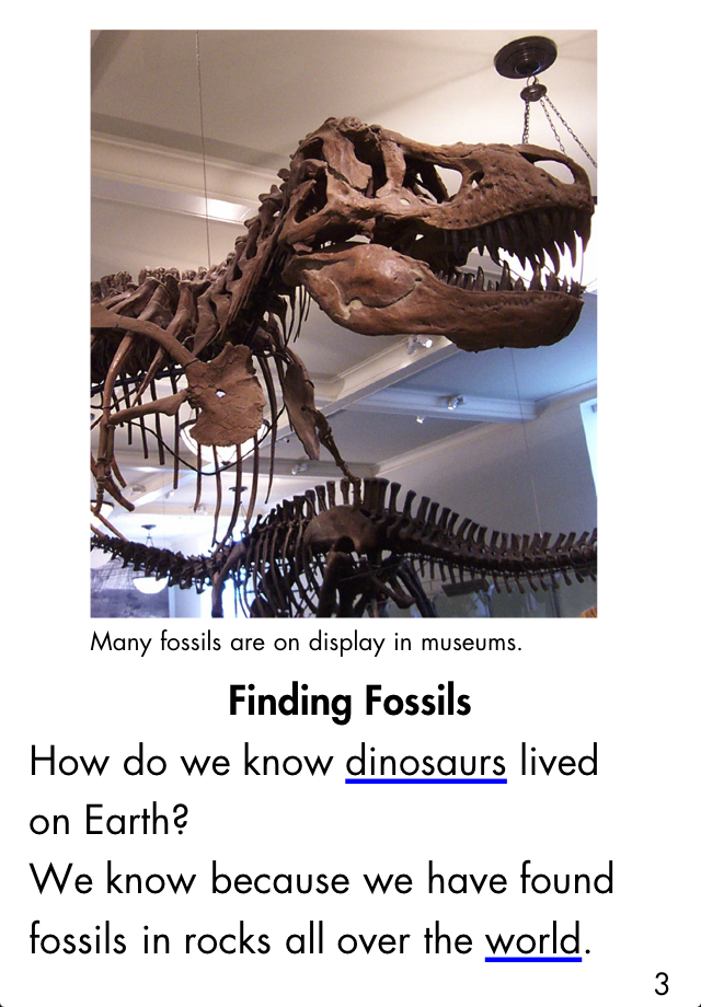 Discovering Dinosaurs - LAZ Reader [Level I-first grade] free app screenshot 2